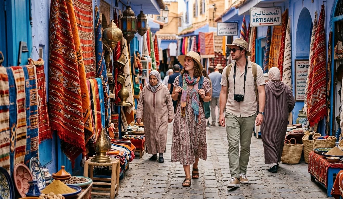 Moroccan market fashion