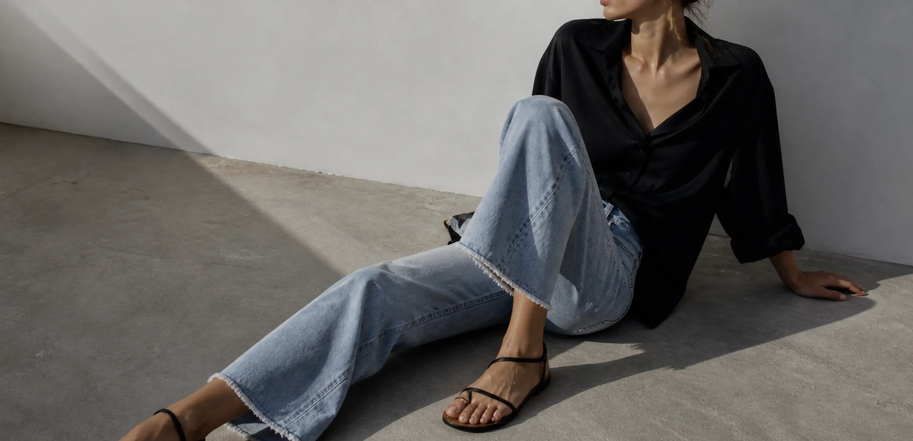 Summer sandals fashion editorial