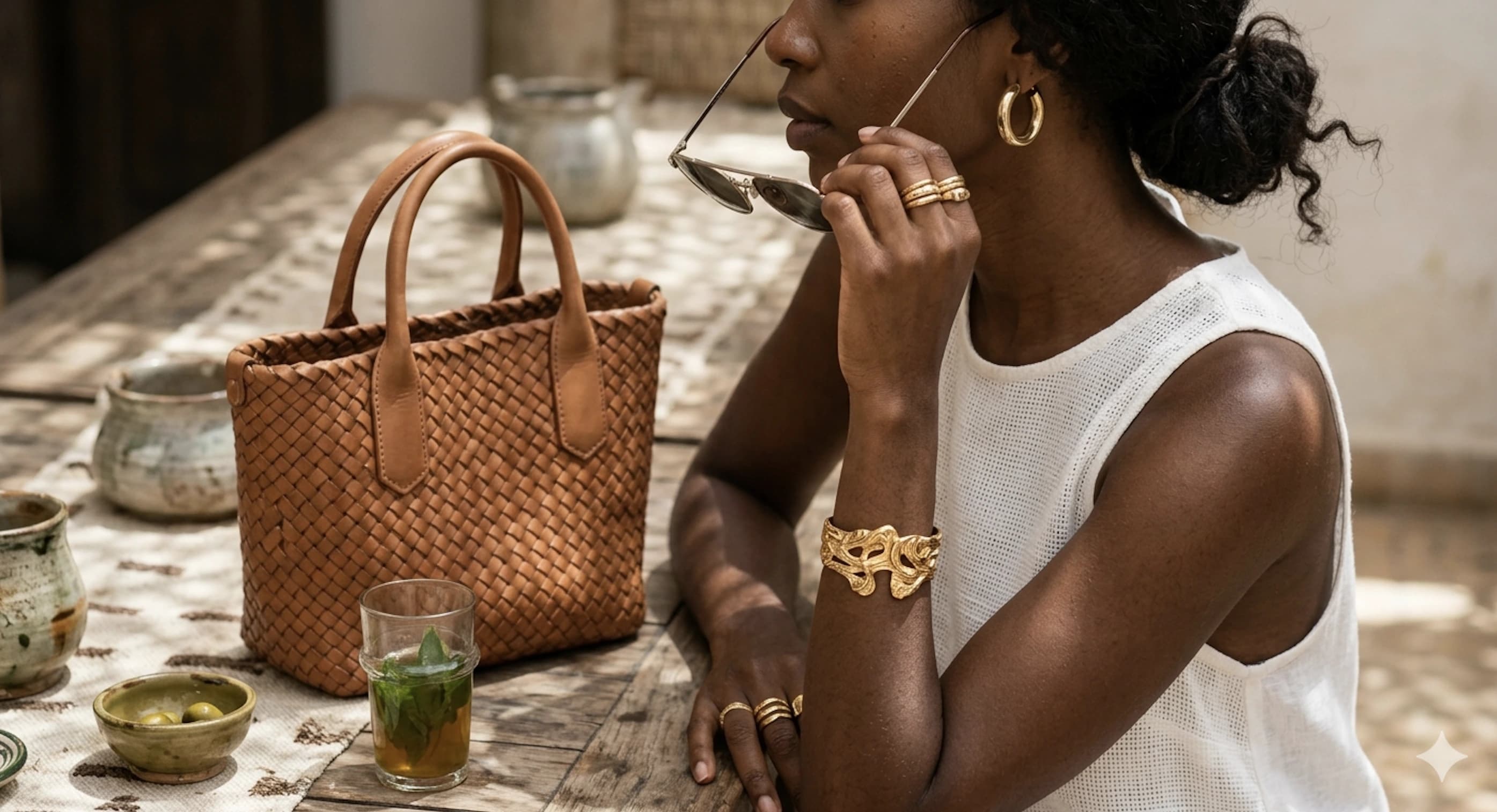 Summer fashion accessories editorial